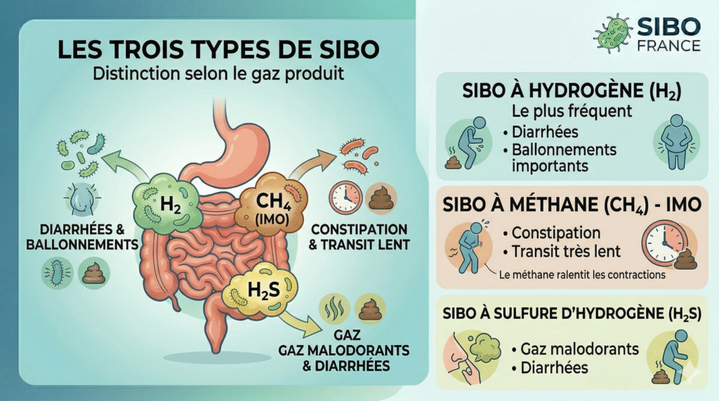 les 3 types de sibo