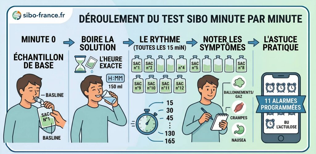 déroulement du test respiratoire sibo a domicile