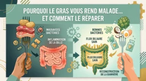 image cover : le gras vous rend malade digestion